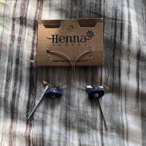 Aztec style earrings